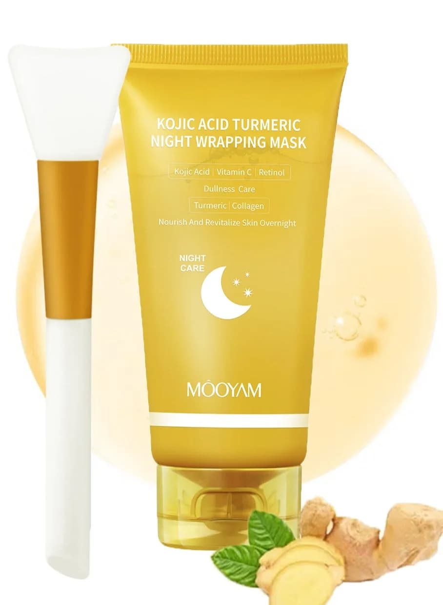 MOOYAM KOJIC ACID TURMERIC NIGHT WRAPPING MASK